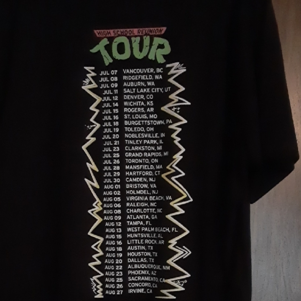 Wiz Khalifa High School Reunion Concert Tour T-Shirt Men's Size XL